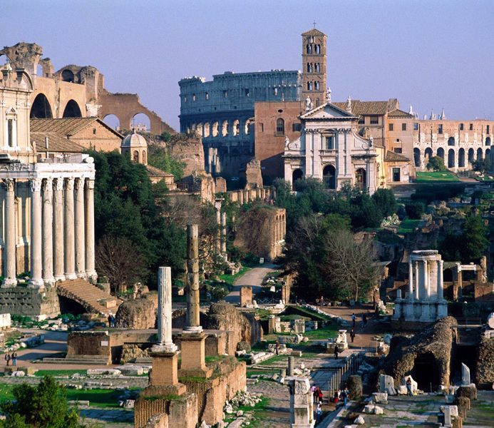 Foro romano e Palatino. Pinterest