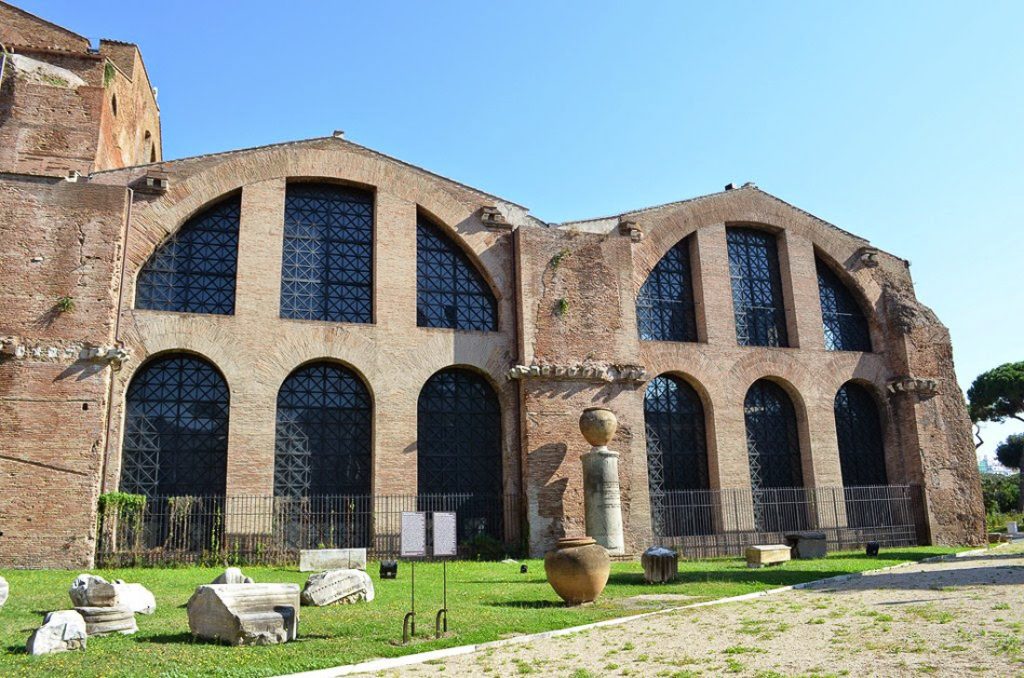 Terme di Diocleziano. L'esedra di una delle sale delle Terme 