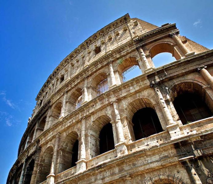 Colosseum (Flavian Amphitheater), symbol of the Eternal City,