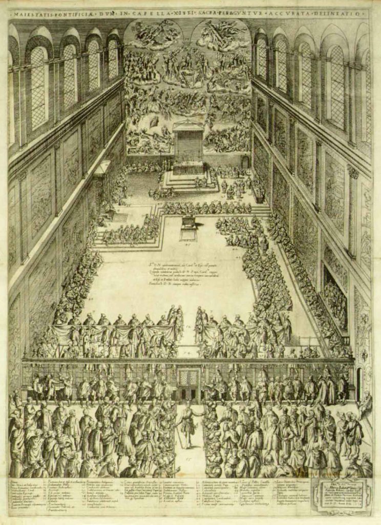 Messa nella Cappella Magna in Vaticano (Cappella Sistina)