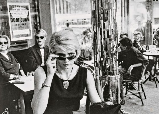 Agnès Varda. Cléo au café du Dôme. Paris, 1961