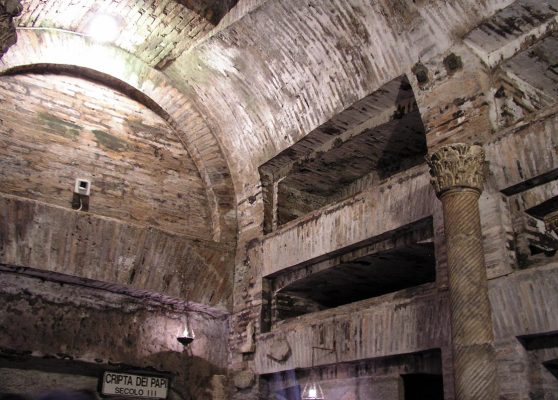 Catacombe di San Callisto, Roma - Cripta dei Papi
