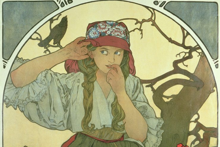 Coro degli insegnanti della Moravia, 1911 (dettaglio). Alphonse Mucha