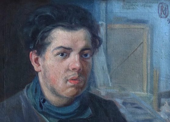 Diego Rivera: Autoritratto (dettaglio), 1906. Olio su tela