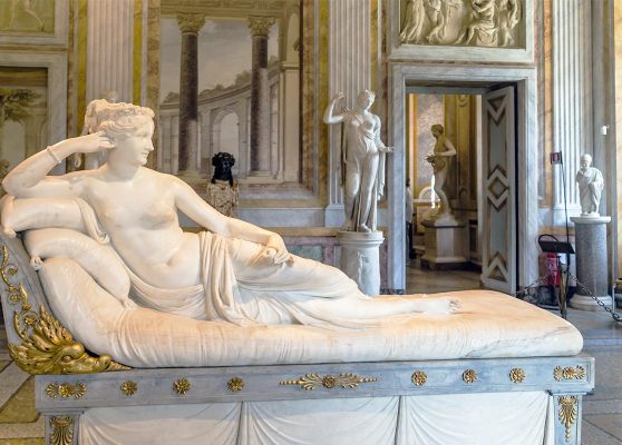 Galleria Borghese. Paolina Bonaparte: scultore Antonio Canova