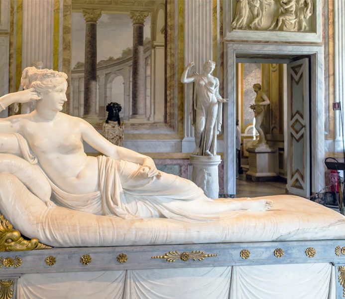 Galleria Borghese. Paolina Bonaparte: scultore Antonio Canova