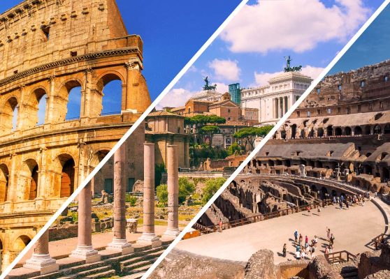 Ingresso riservato: Arena del Colosseo, Foro Romano e Palatino con audioguida