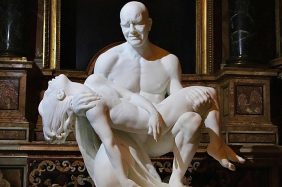 Jago, scultore. La Pietà, blocco di Marmo Bianco