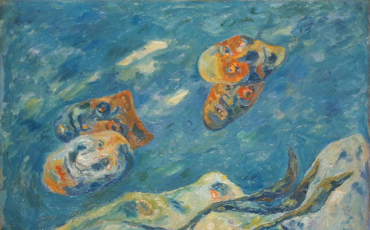 L'estetica della deformazione. Renato Birolli. Le Maschere, 1938 (dettaglio) 1938. Olio su tela. Collezione Iannaccone, Milano