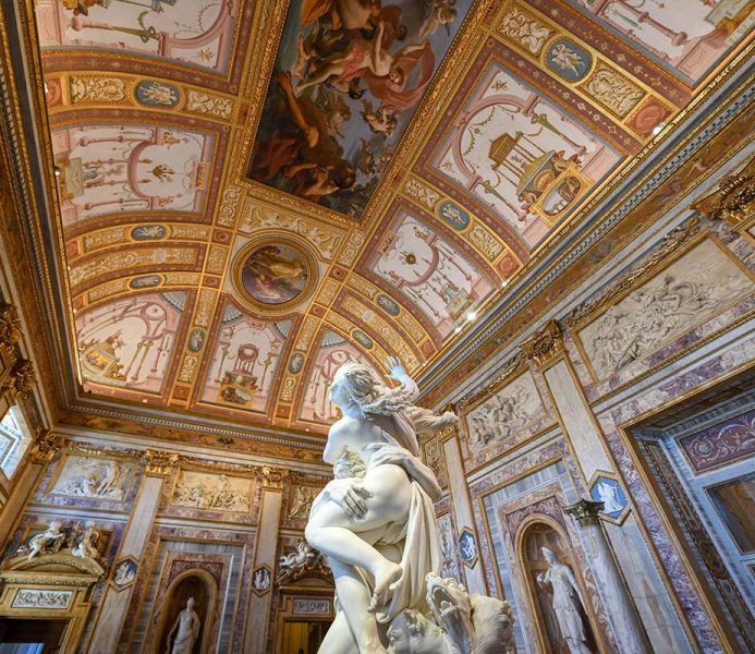 Scultura del Ratto di Proserpina alla Galleria Borghese, Roma