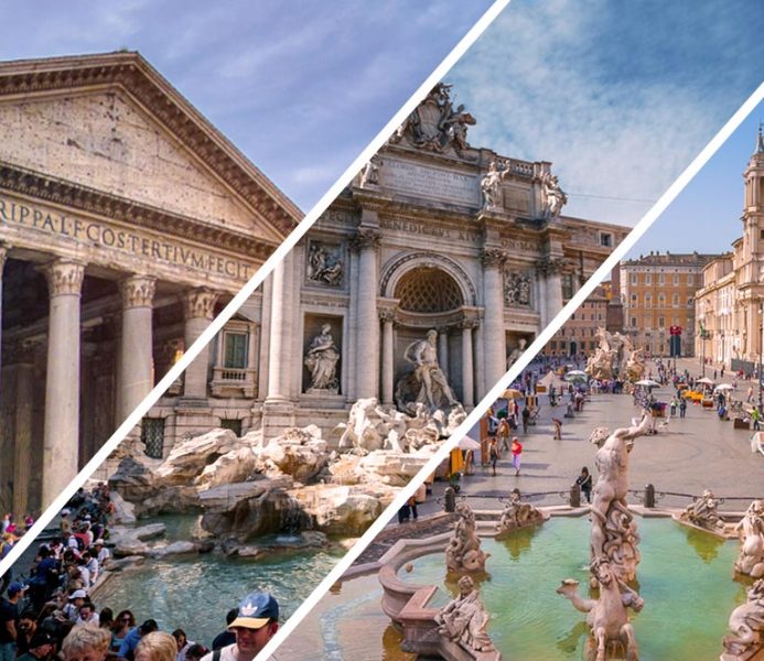 Tour a piedi: Pantheon, piazza Navona e fontana di Trevi