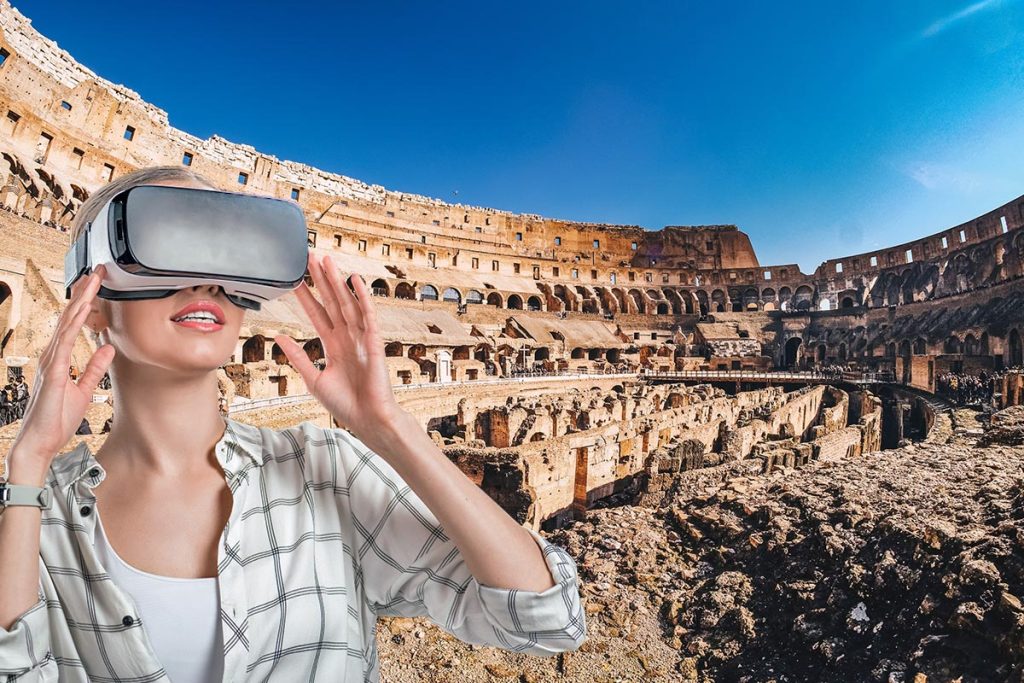 Biglietti per Colosseo, Foro Romano e Palatino con tour in realta virtuale (VR)