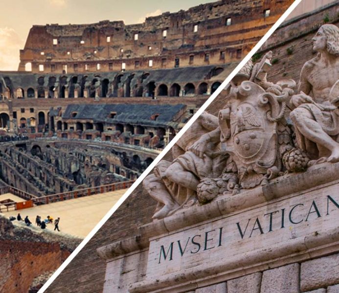 Tour di una giornata intera: Colosseo, Musei Vaticani e Cappella Sistina