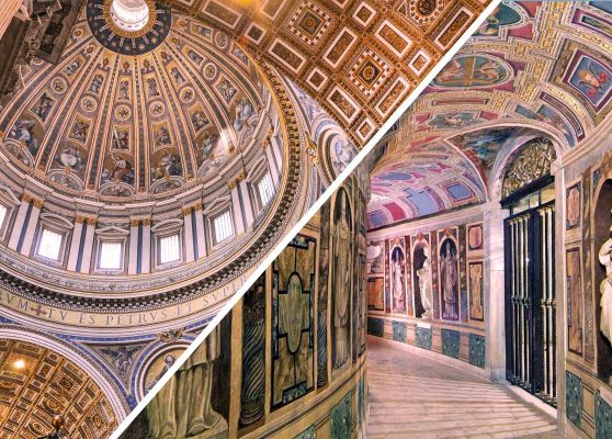 Visita guidata per gruppi numerosi della Basilica di San Pietro e delle Grotte Vaticane
