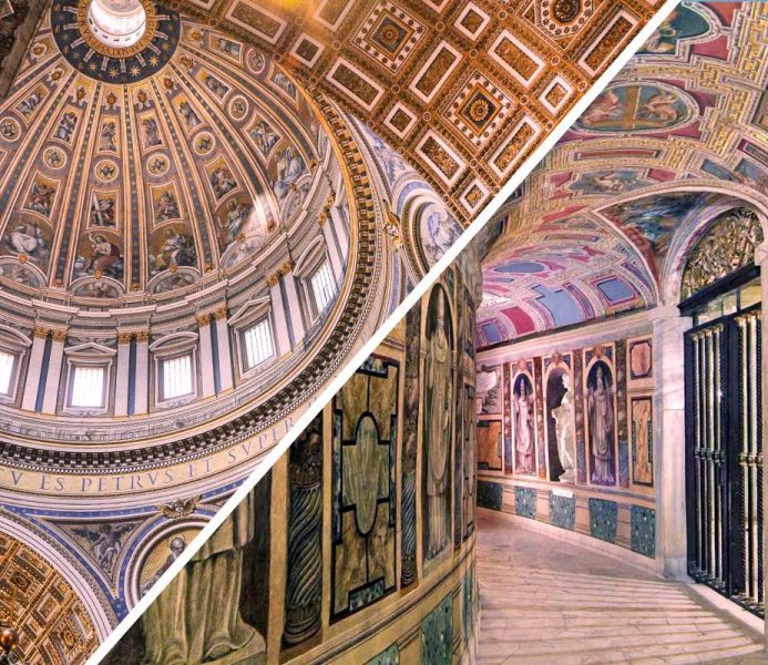 Visita guidata per gruppi numerosi della Basilica di San Pietro e delle Grotte Vaticane
