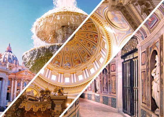 Tour guidato della Basilica di San Pietro, Piazza e Grotte